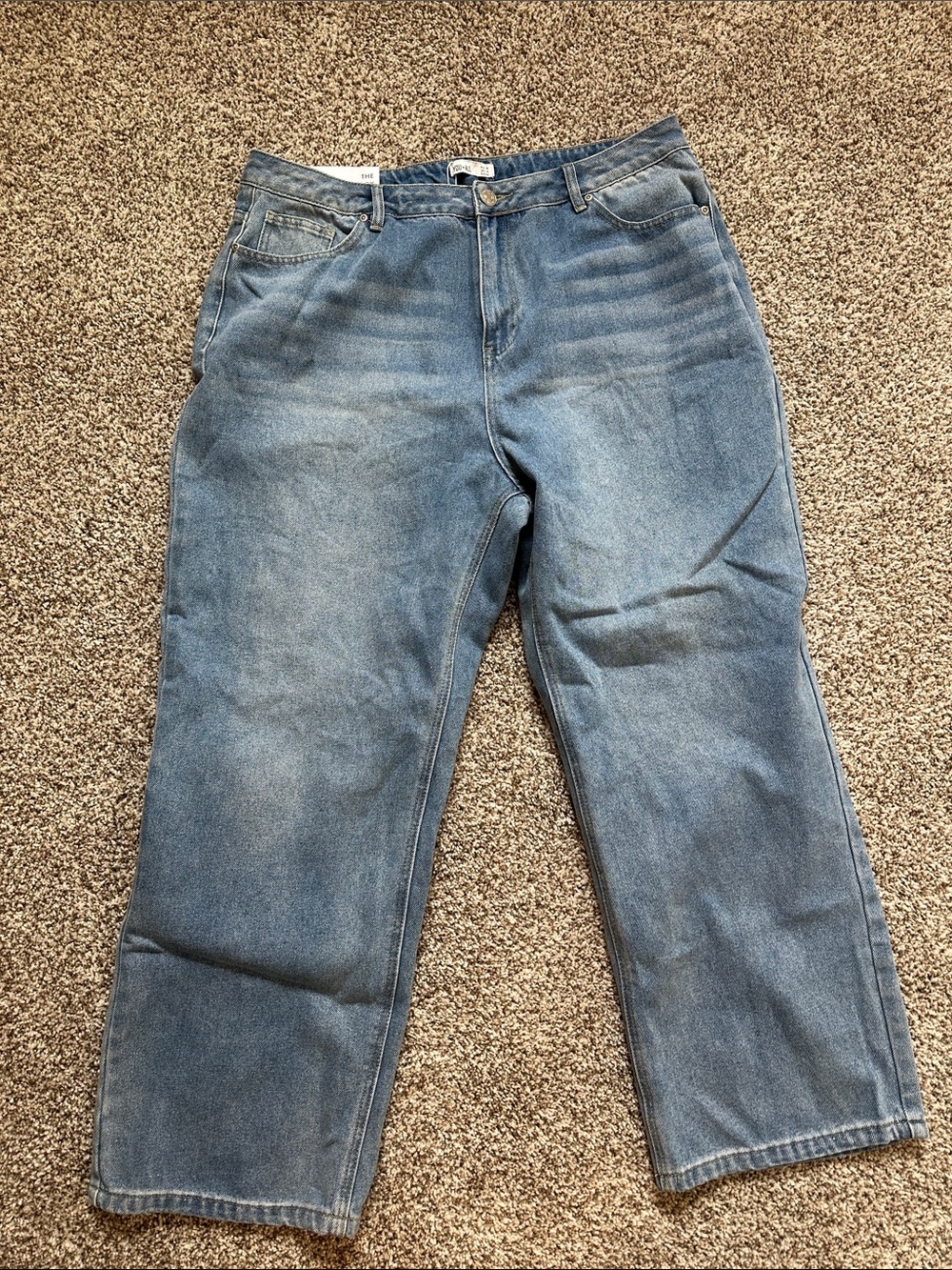 Medium Blue Straight-Leg Women’s Jeans